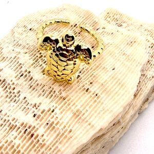 Goldfilled Turtle Ring Adjustable